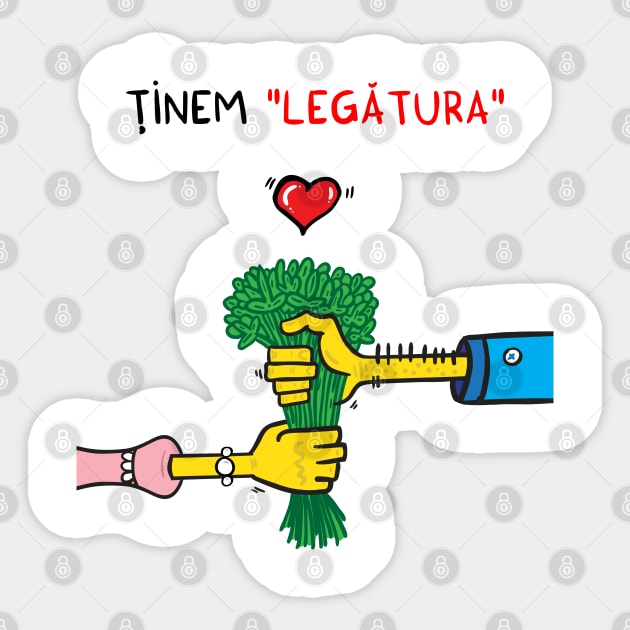 Tinem legatura (de Valentine's day) Sticker by adrianserghie